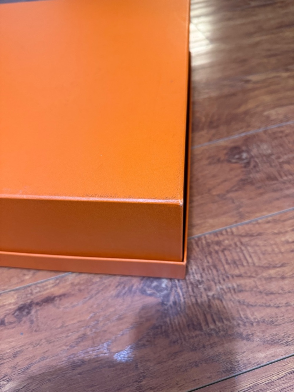 Hermès Orange Box with White Label - Picture 4 of 5